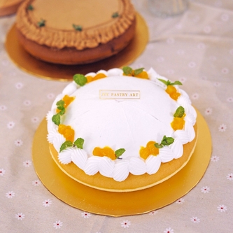 Fresh Mango Cake Pie